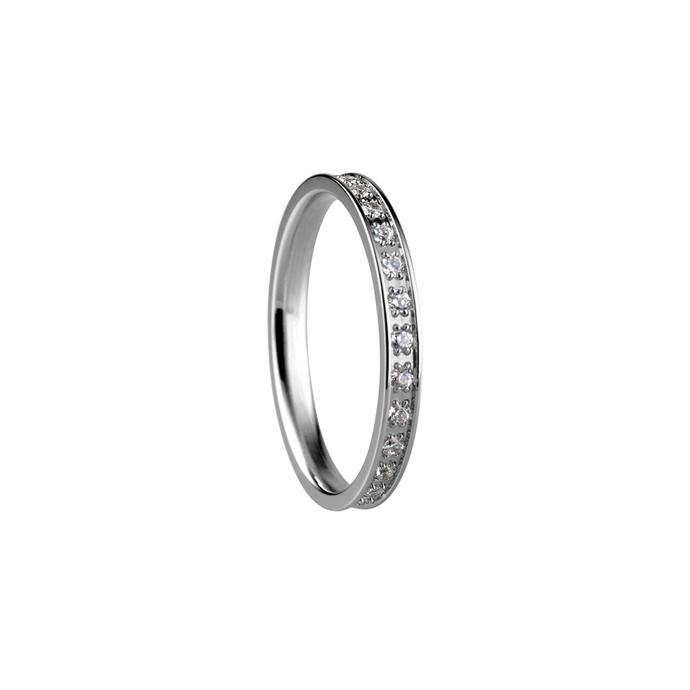 BERING Ring | Polished Silver and Swarovski | 556-17-X1 | Inner Ring