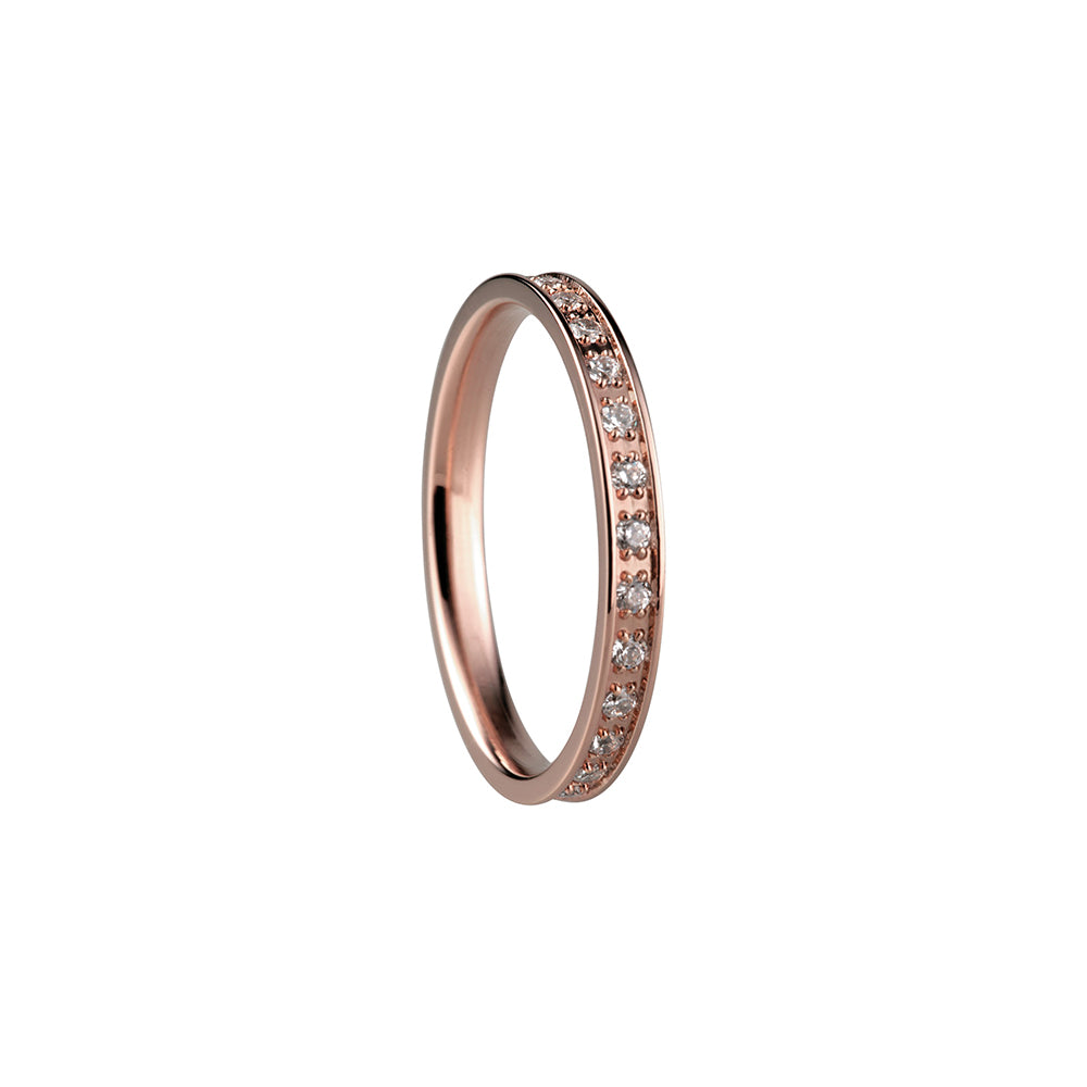 Bering Ring | Polished Rose Gold and Swarovski | 556-37-X1 | Inner Ring