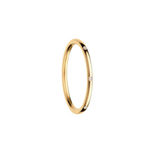 Load image into Gallery viewer, Bering Ring | Polished Gold with Zirconia | 560-27-X0 | Inner Ring
