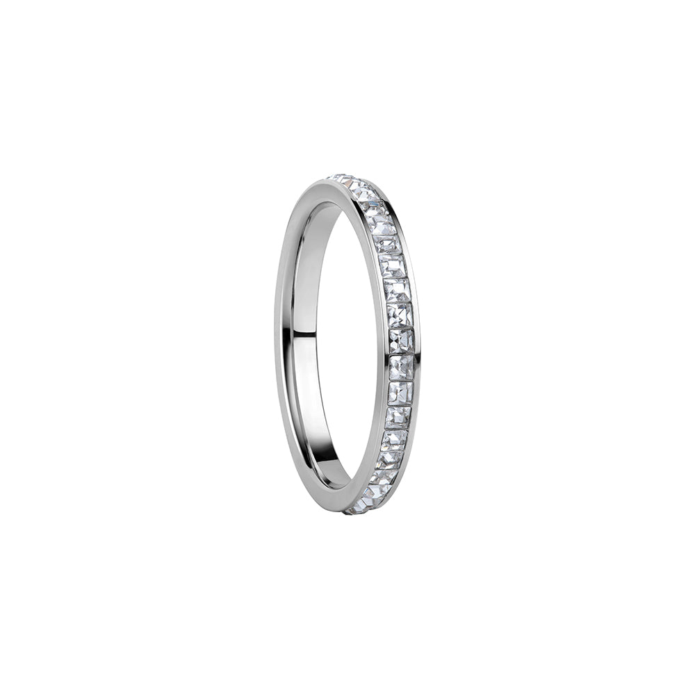 BERING Ring | Polished Silver and Swarovski | 571-17-X1 | Inner Ring