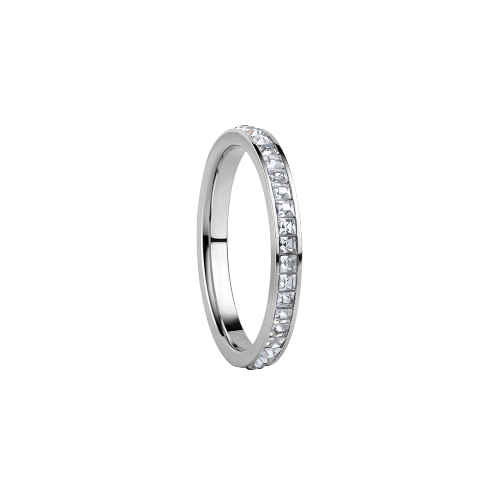 Bering Ring | Polished Silver and Swarovski | 571-17-X1 | Inner Ring