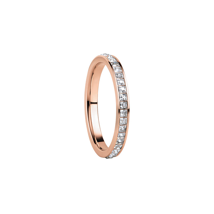 BERING Ring | Polished Rose Gold and Swarovski | 571-37-X1 | Inner Ring