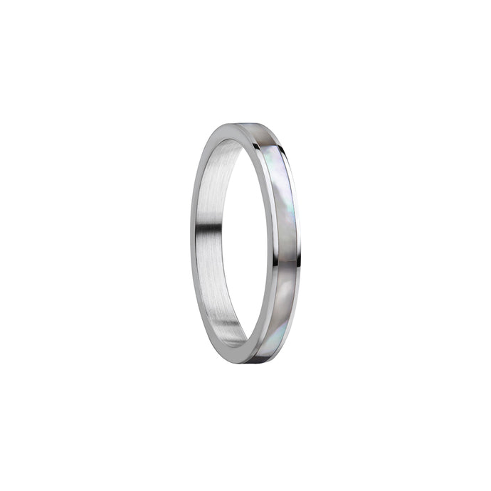BERING Ring | Polished Silver Mother of Pearl | 574-50-X1 | Inner Ring