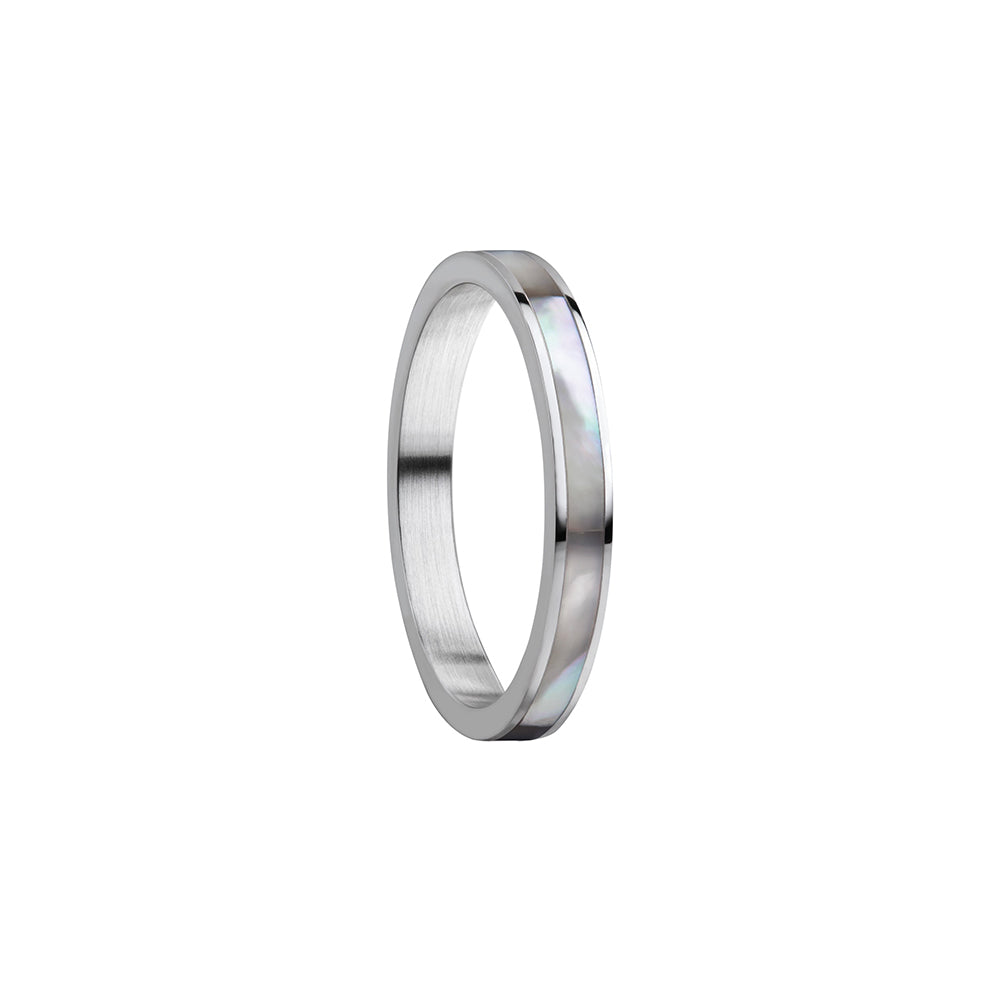 Bering Ring | Polished Silver Mother of Pearl | 574-50-X1 | Inner Ring