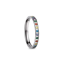 Load image into Gallery viewer, Bering Ring | Polished Silver and Colour Swarovski | 556-19-X1 | Inner Ring
