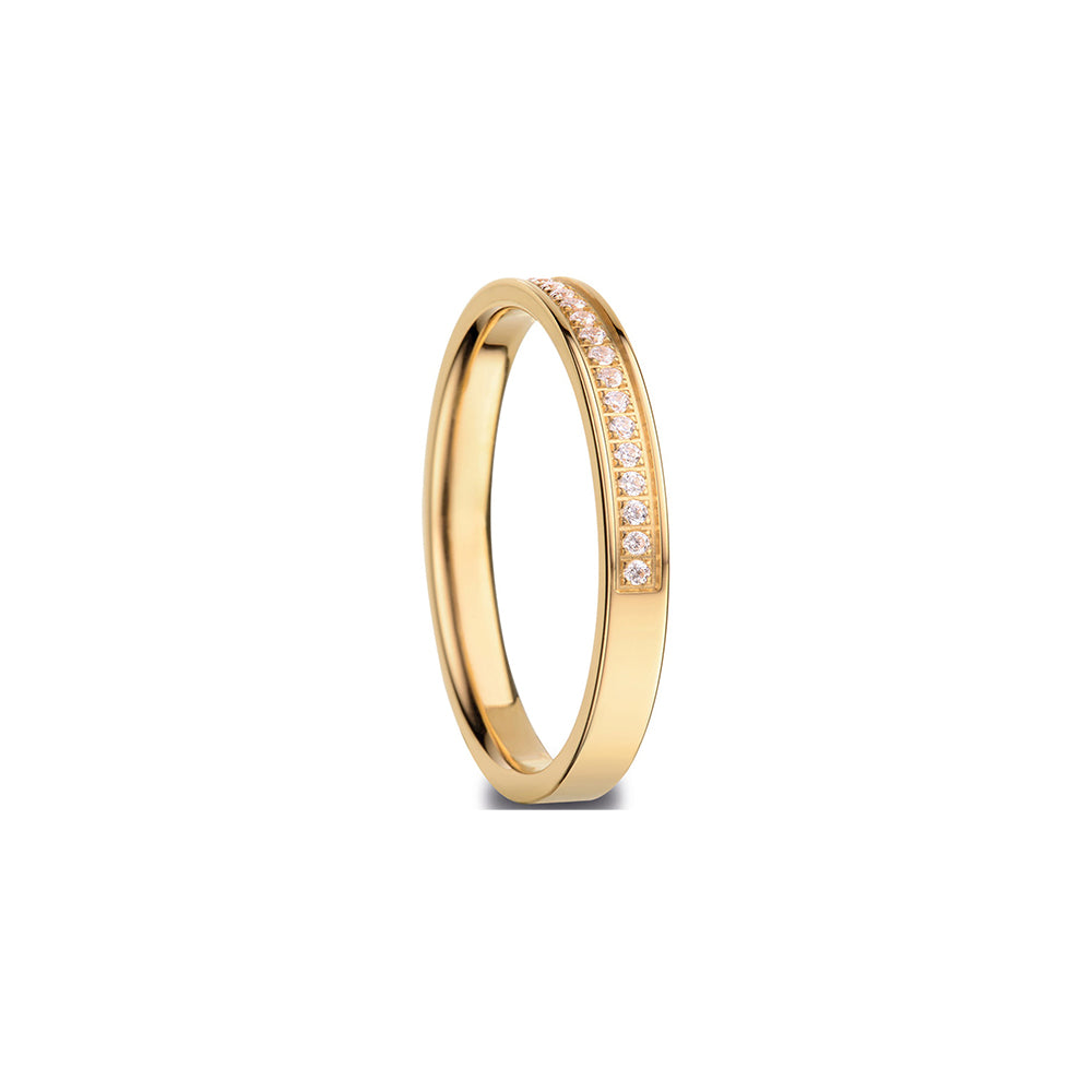 Bering Ring | Polished Gold and Swarovski | 576-27-X1 |Inner Ring
