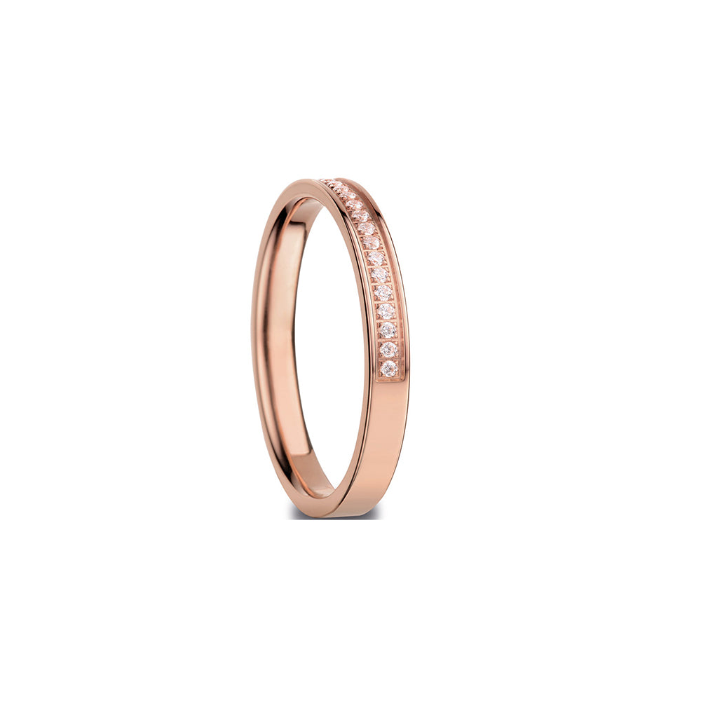 Bering Ring | Polished Rose Gold and Swarovski | 576-37-X1 |Inner Ring