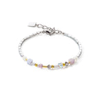 Brilliant Square Precious Bracelet Multicolour Romantic Pastel