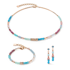 Princess Precious Earrings Aqua-Lilac