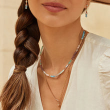 Load image into Gallery viewer, Princess Precious Earrings Aqua-Lilac

