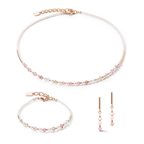 Princess Pearls necklace Rose Gold Light Rose