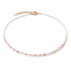 Princess Pearls necklace Rose Gold Light Rose