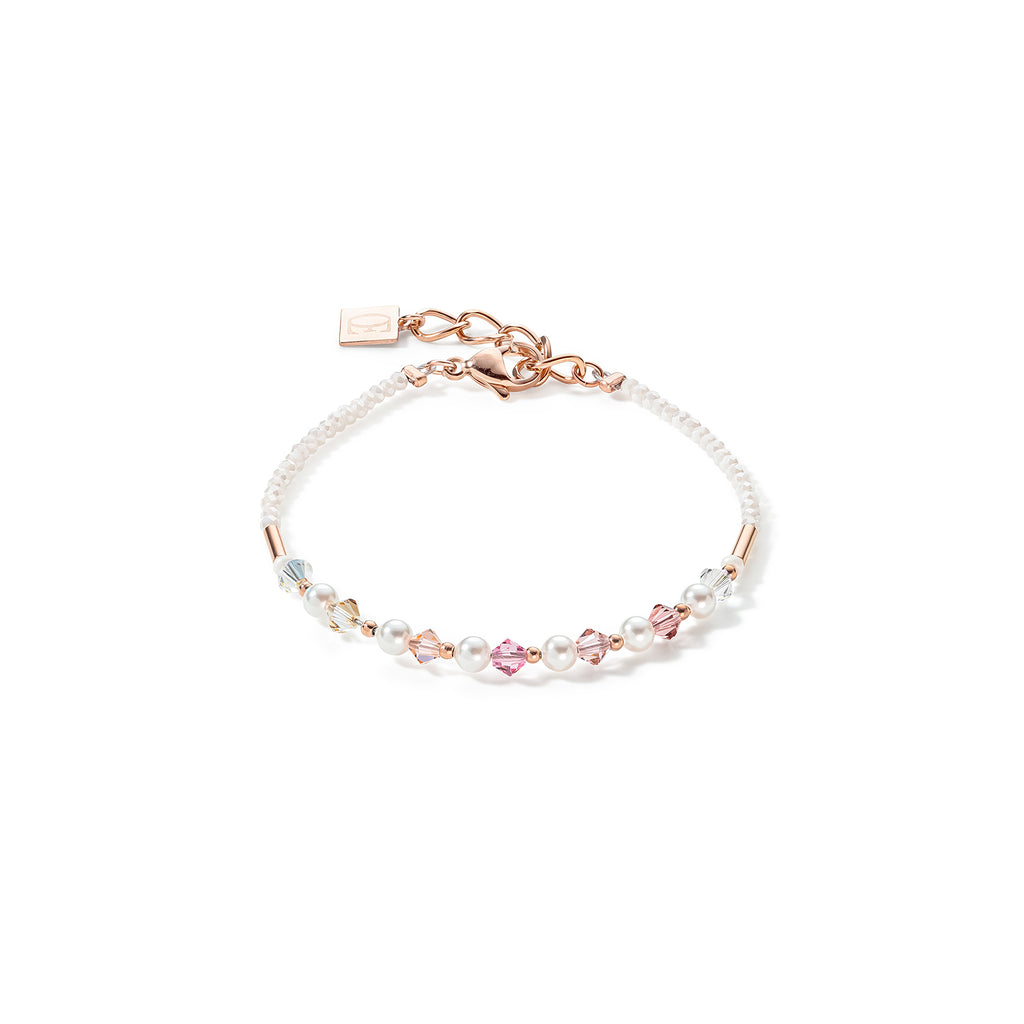 Princess Pearls Bracelet Rose Gold Light Rose