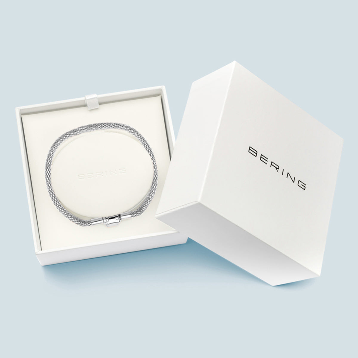 BERING Necklace Silver Stainless Steel