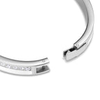 BERING Bangle White and Stainless Steel