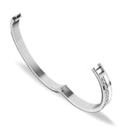 BERING Bangle White and Stainless Steel