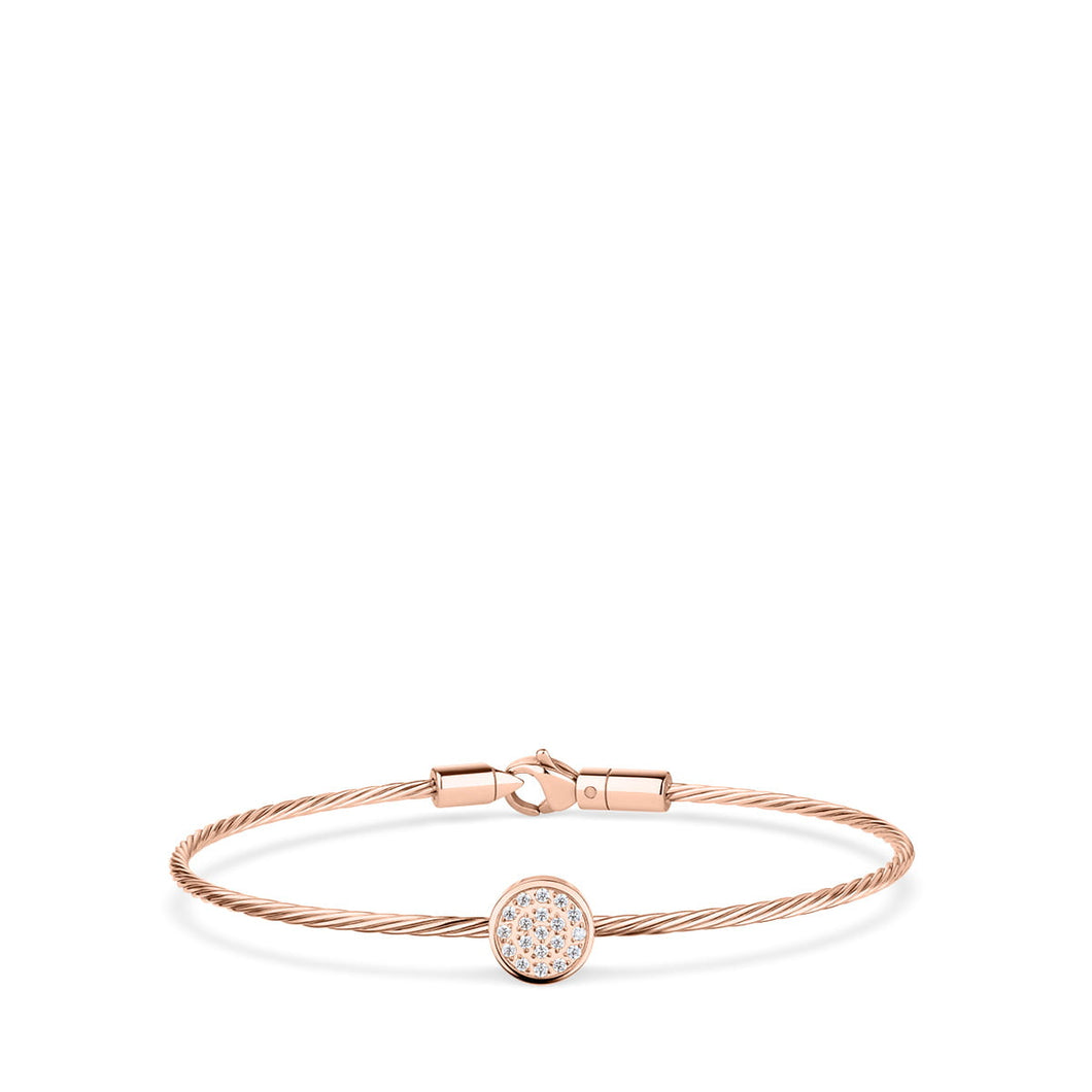 Bering Bangle Polished Rose Gold