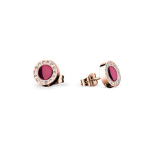 Load image into Gallery viewer, Bering Earrings | Polished rose gold | 707-390-05 | Purple Anniversary
