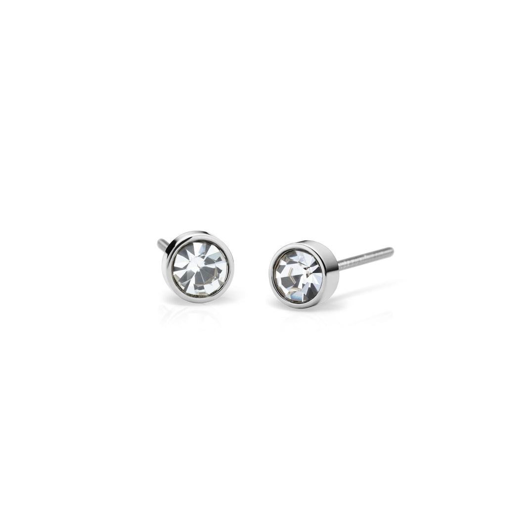 Bering Earrings | Polished Silver  | 709-171-05