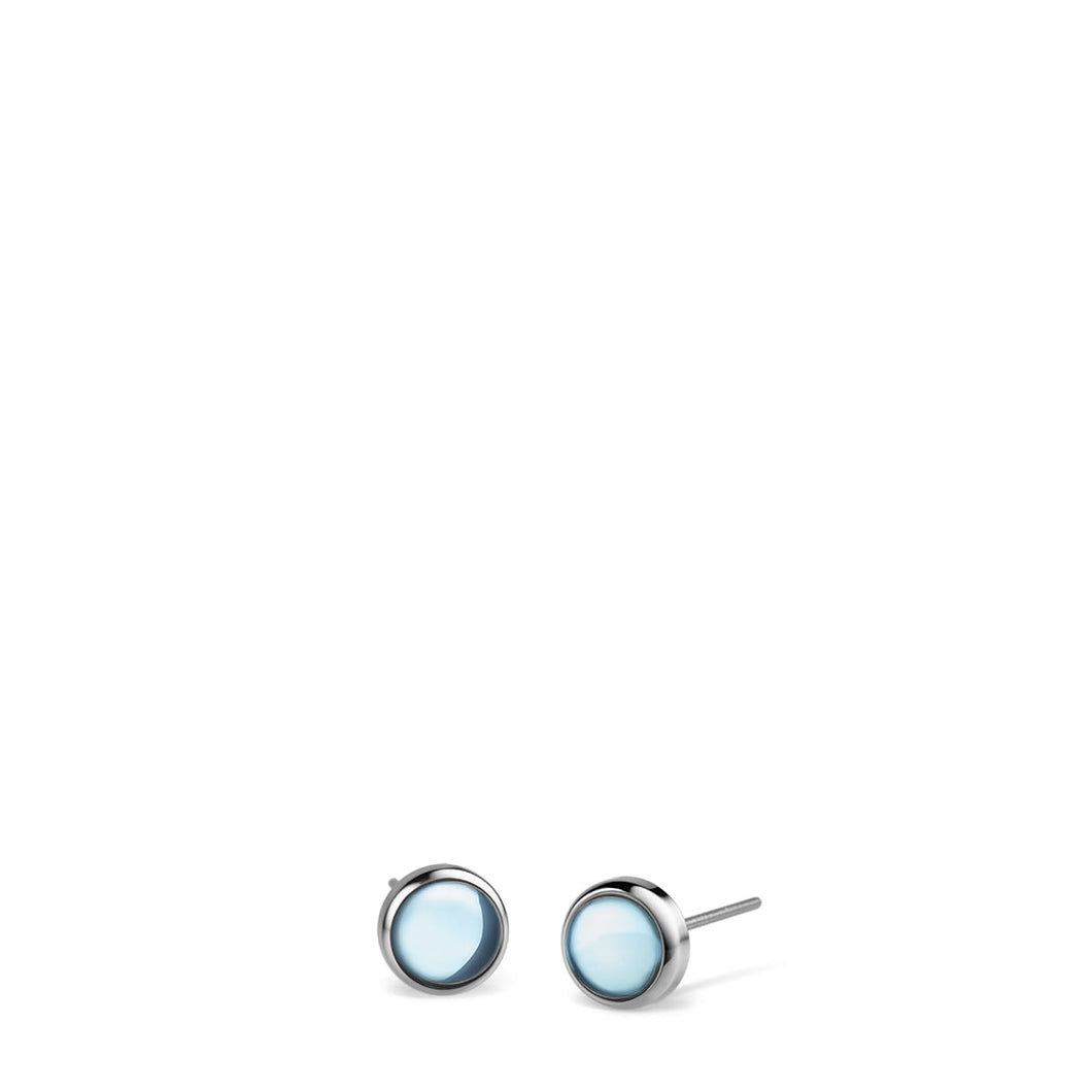 Bering Earrings | Blue Silver | Petite