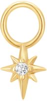 Gold Star Earring Charm