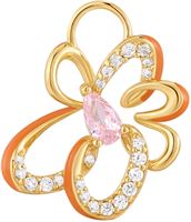 Gold Flower Earring Charm