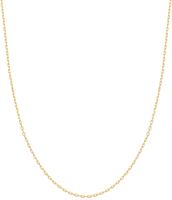 Gold Mini Link Charm Chain Necklace