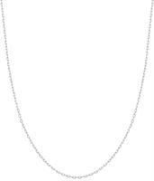 Silver Mini Link Charm Chain Necklace