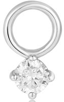 Silver Sparkle Earring Charm