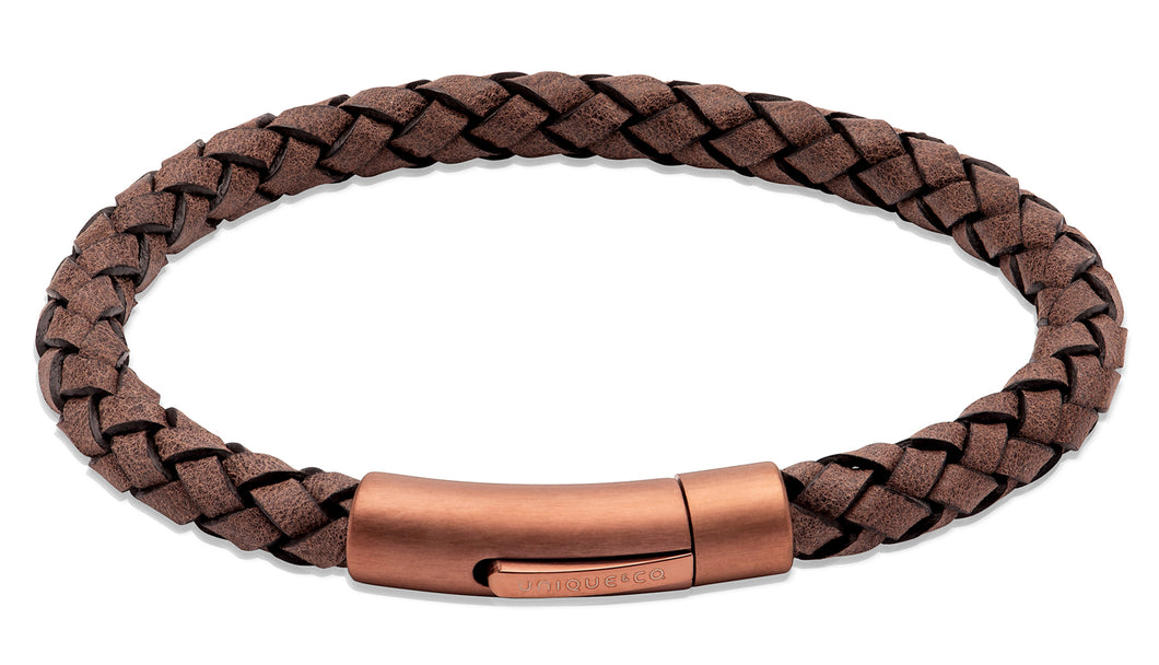 Moroccan Brown Leather Bracelet B452MO