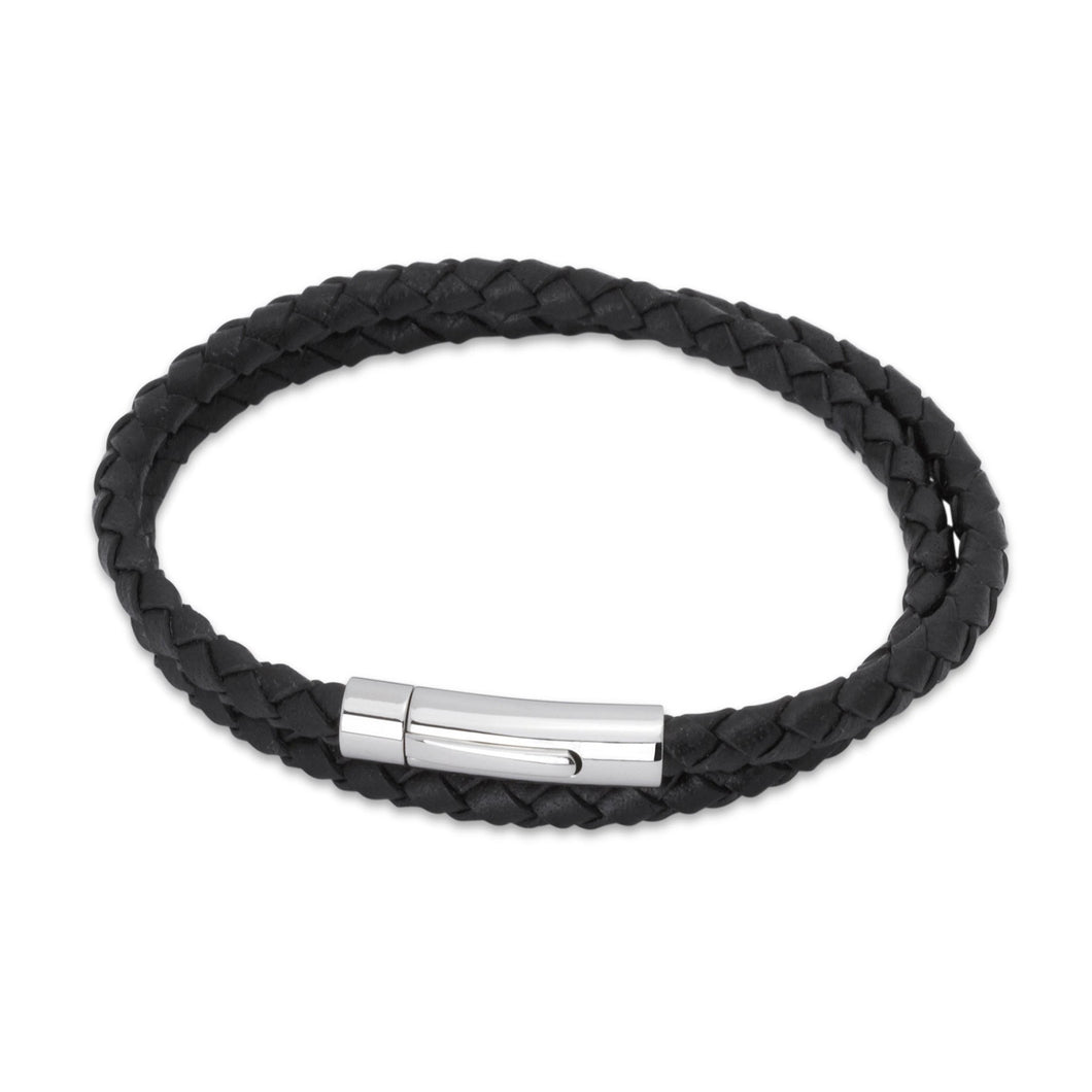 Black Double Wrap Bracelet B62BL