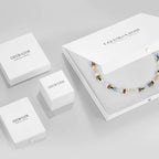 Brilliant Square small Ring silver crystal
