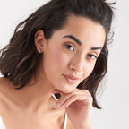 Gold Glow Bar Studs E018-04G