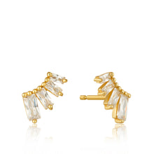 Load image into Gallery viewer, Gold Glow Bar Studs E018-04G
