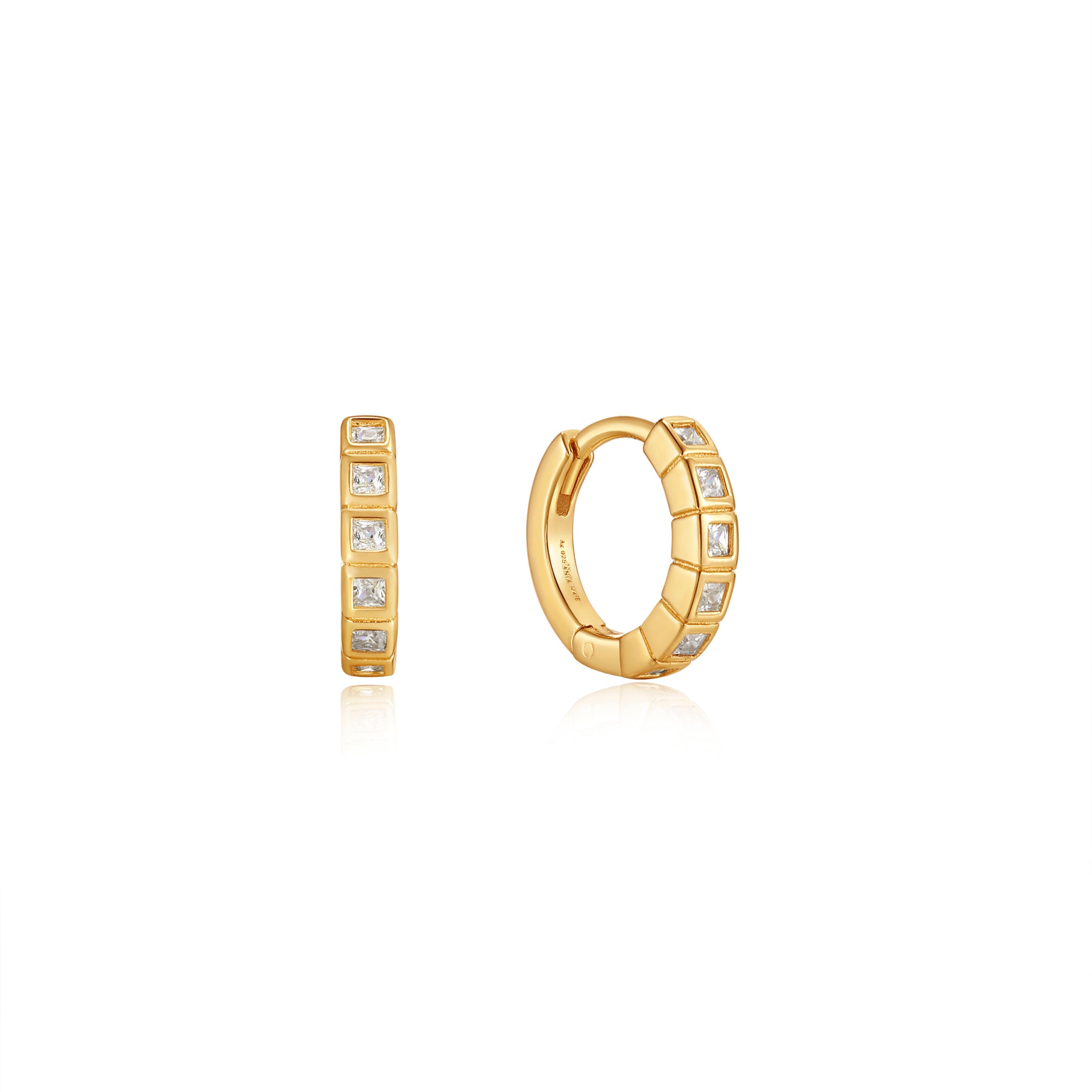 Glam Huggie Hoop Earrings E037-05G