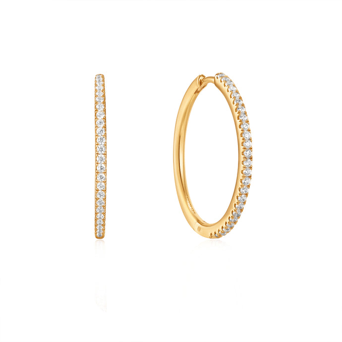 Glam Hoop Earrings E037-07G
