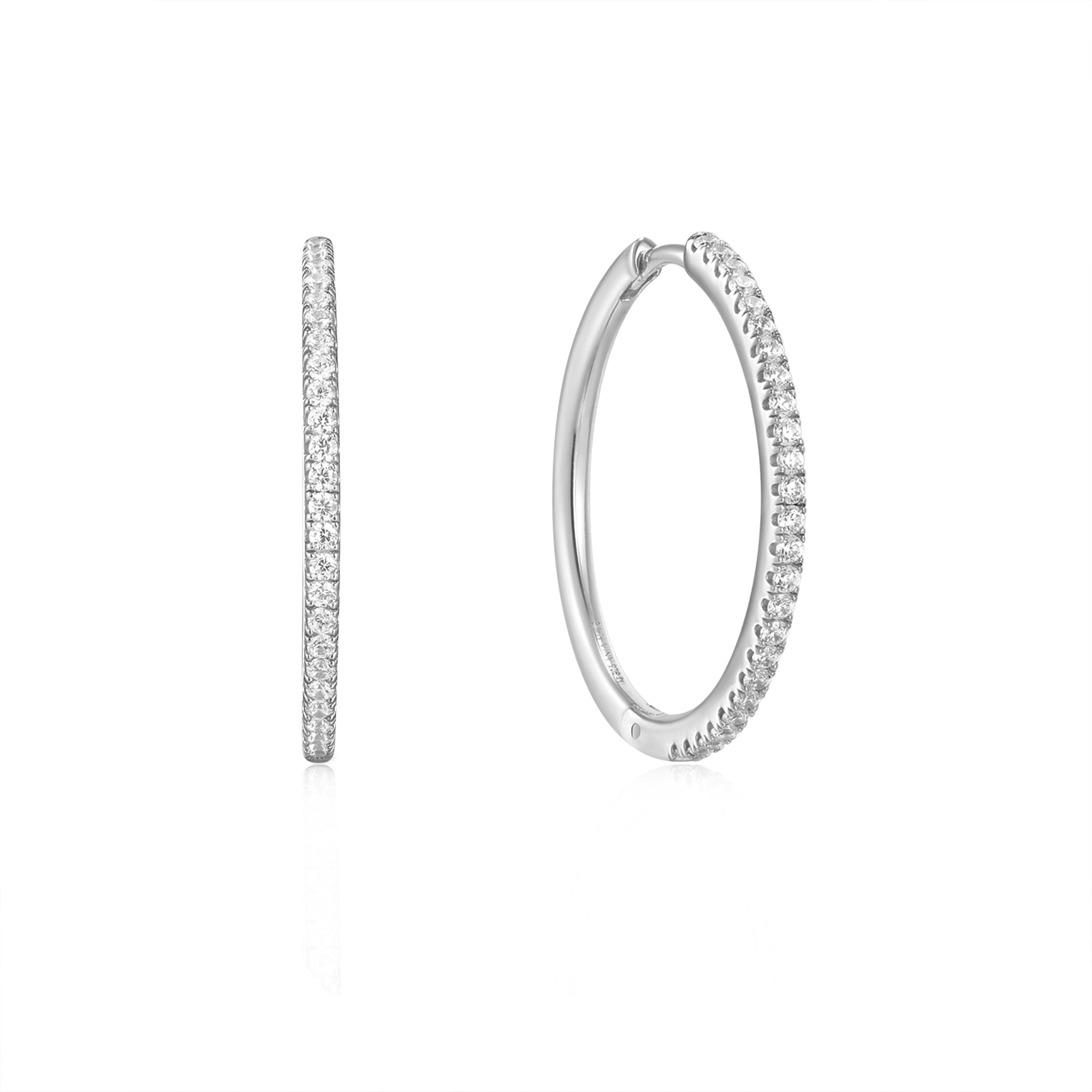 Glam Hoop Earrings E037-07H