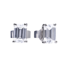 Load image into Gallery viewer, Emerald Cut Studs E5782
