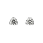 Three Claw Solitaire Stud Earrings With Diamonfire Zirconia E6188