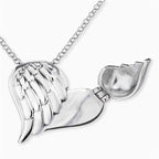 Heart Wing with Love Necklace