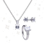 Emerald Cut Studs E5782
