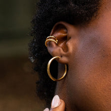 Load image into Gallery viewer, Gold Perfect Hoop Earrings
