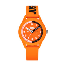Load image into Gallery viewer, Just Hype Kids Watch | Time Teacher | Orange and Black | HYK001O
