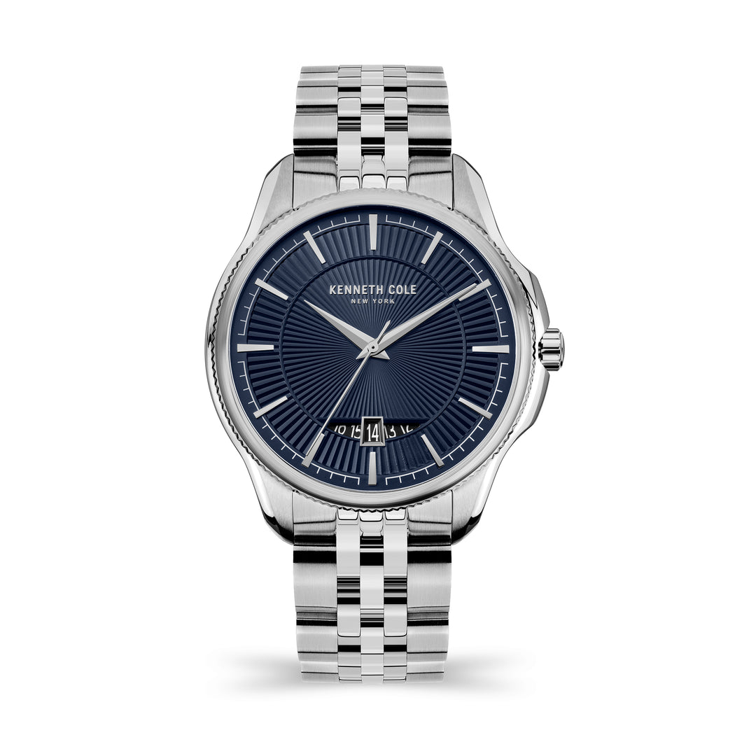 Kenneth Cole Watch | Date Blue Stainless steel | KCWGH2125103