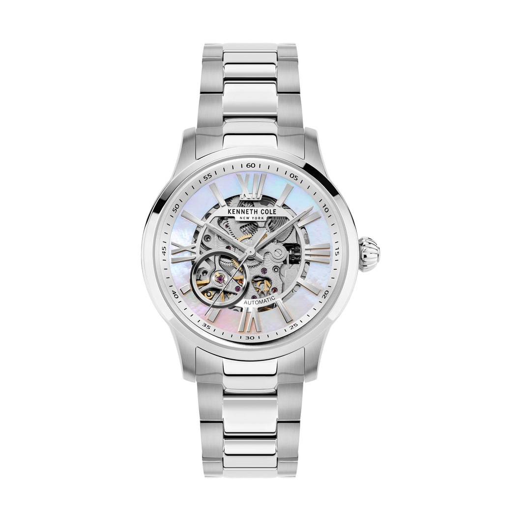 Kenneth Cole Watch | Ladies Automatic Steel & Mother of Pearl | KCWLL2105501