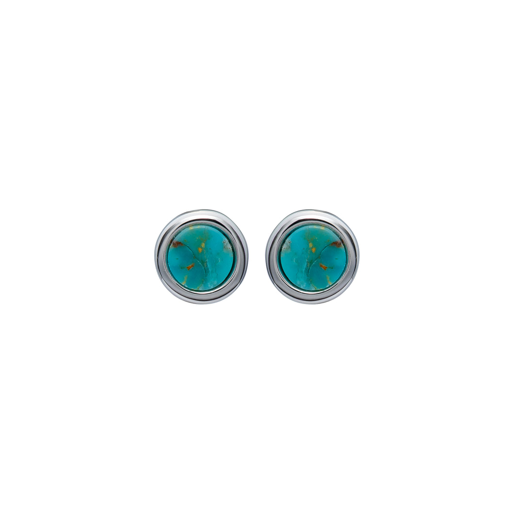 Sterling Silver Turquoise Earrings ME-854