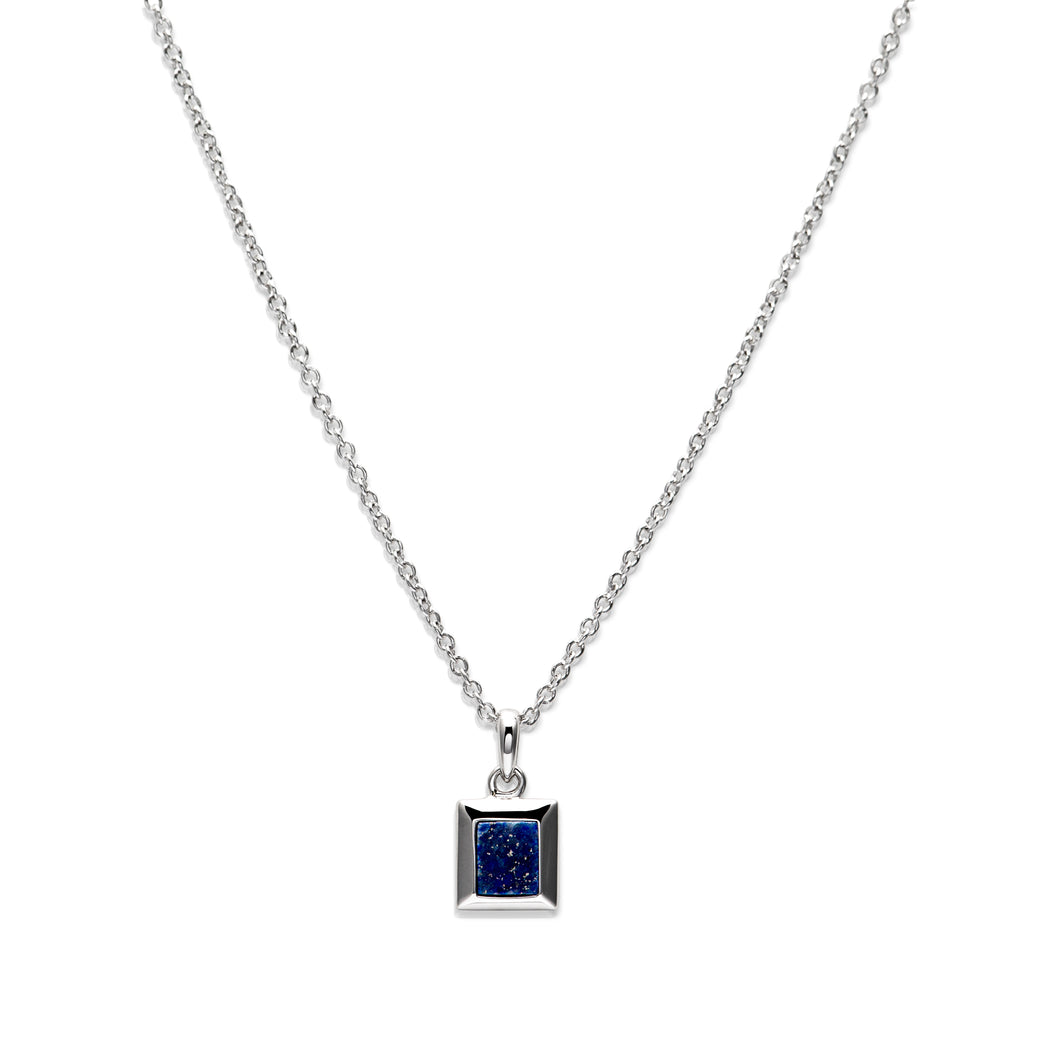 Sterling Silver 925 Pendant with Lapis MK-864
