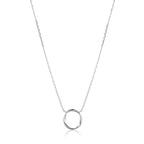 Silver Swirl Necklace N015-02H