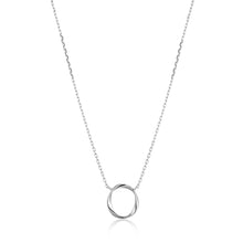 Load image into Gallery viewer, Silver Swirl Necklace N015-02H
