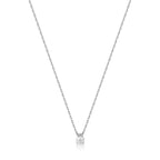 Silver Padlock Necklace N032-02H